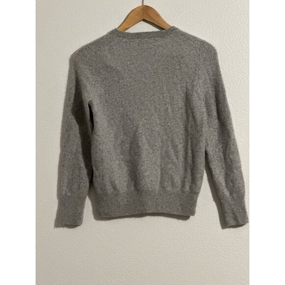 Naadam 100% Cashmere Sweater Pullover Crew Gray Medium - Picture 8 of 9
